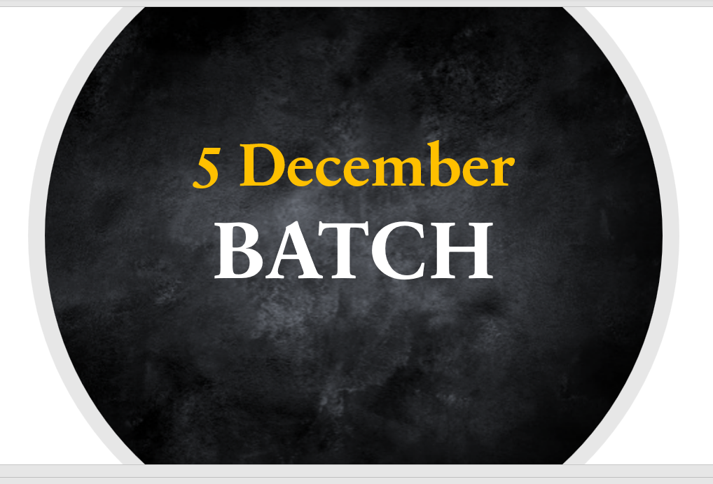 5 Dec.